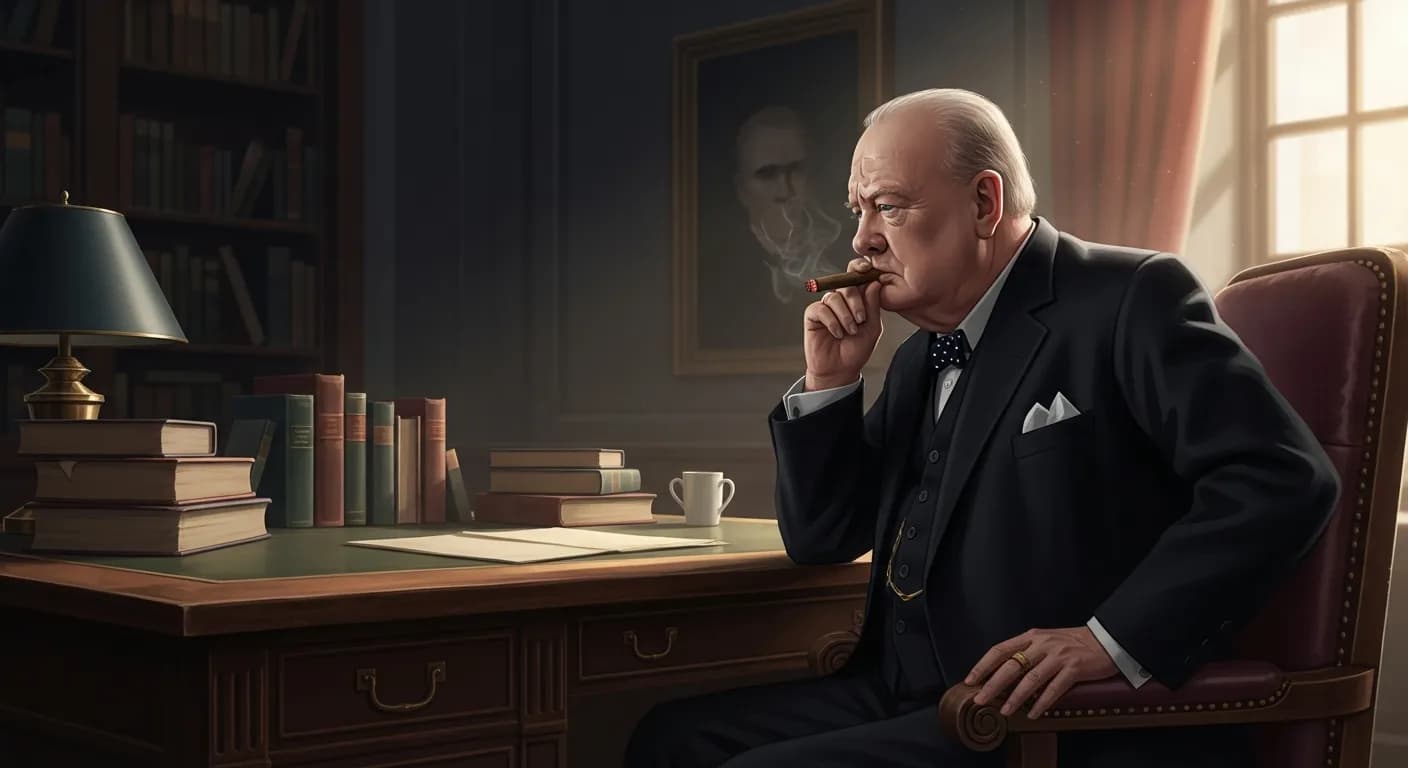 「ウィンストン・チャーチル」「復讐ほど高価で不毛なものはない。」の画像