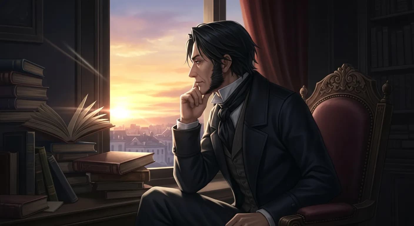 「スタンダール」「人生のほとんどすべての不幸は、自分に関することがらについて、あやまった考え方をするところから生じる。
できごとを健全に判断することは、幸福への大きな第一歩である。」の画像