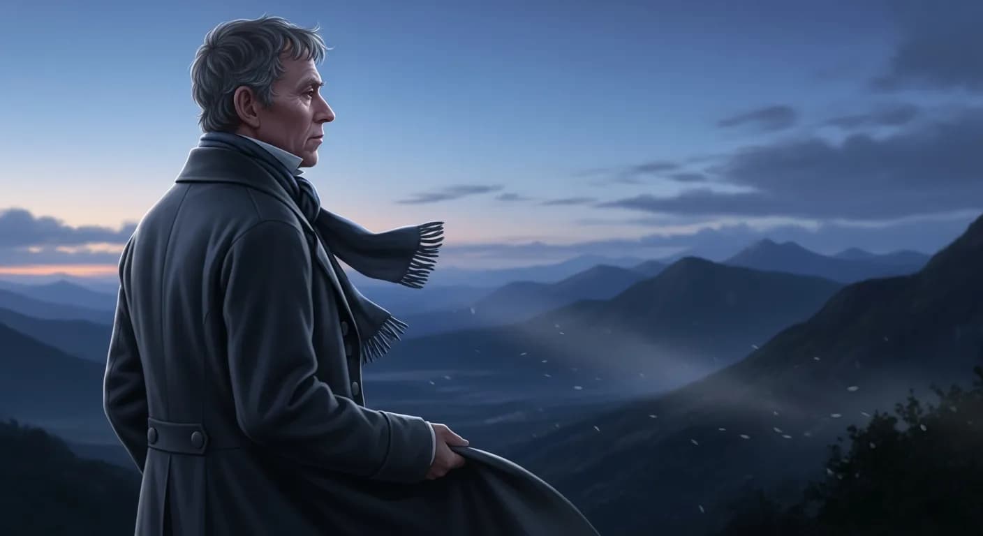 「ハンス・クリスチャン・アンデルセン」「山から遠ざかればますますその本当の姿を見ることができる。 友人にしてもこれと同じである。」の画像