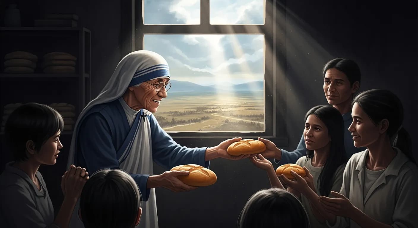 「マザー・テレサ」「わたしたちは、成功するためにここにいるのではありません。
誠実であるためにここにいるのです。」の画像