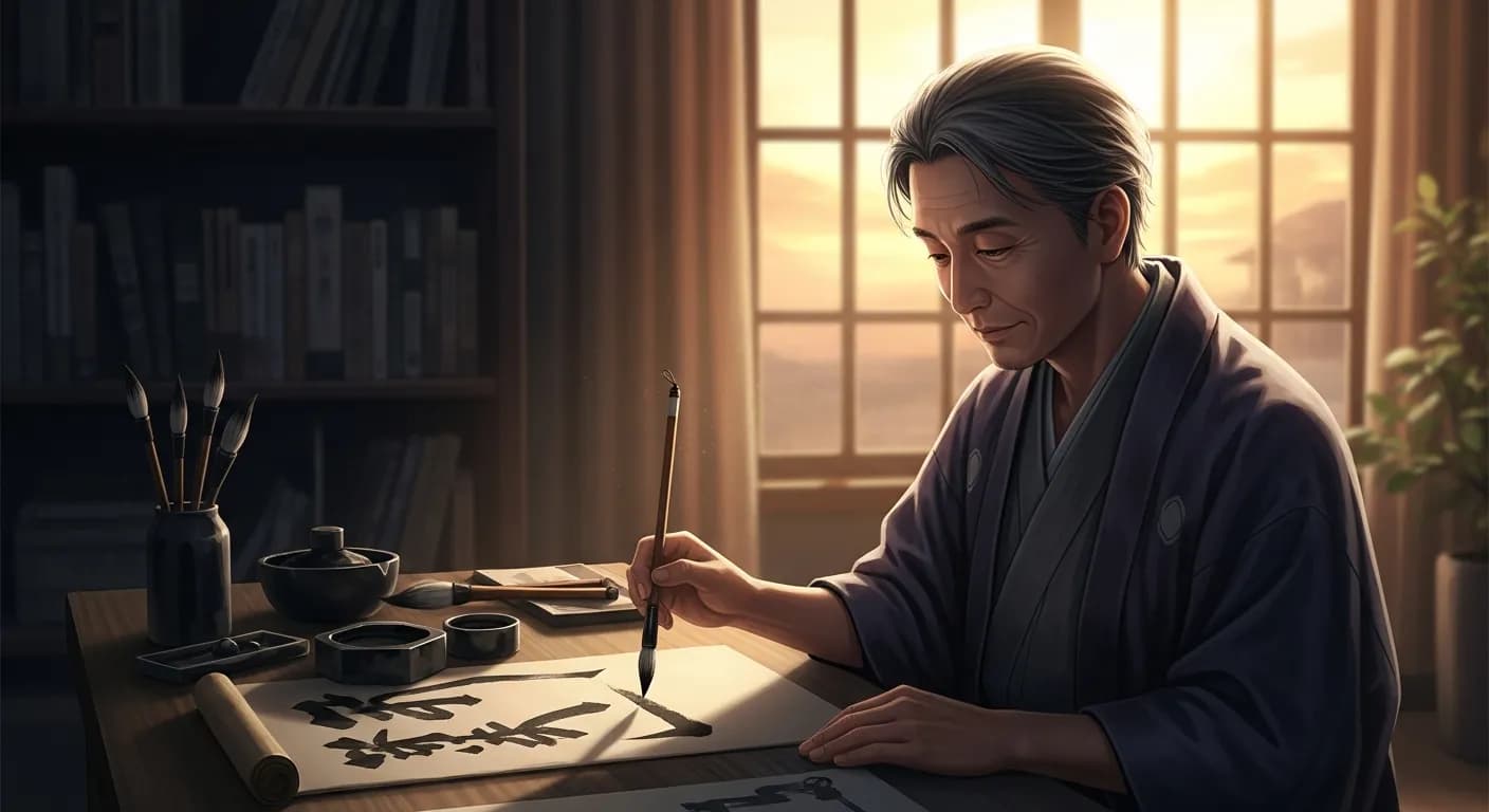 「相田みつを」「善悪、大小、かねの有る無し、社会的な地位の上下などという、人間の作った相対的な価値観を一切やめてみることです。」の画像