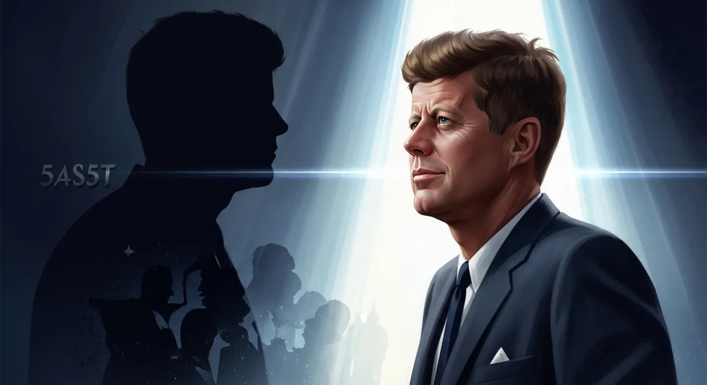 「ジョン・F・ケネディ」「変化とは人生の法則である。
過去と現在しか見ない人は、確実に未来を見失う。」の画像