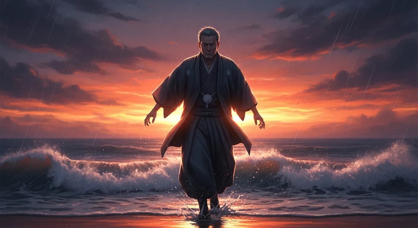 「中村天風」「終始一貫、勇気勇気で押し切るのだ。」の画像