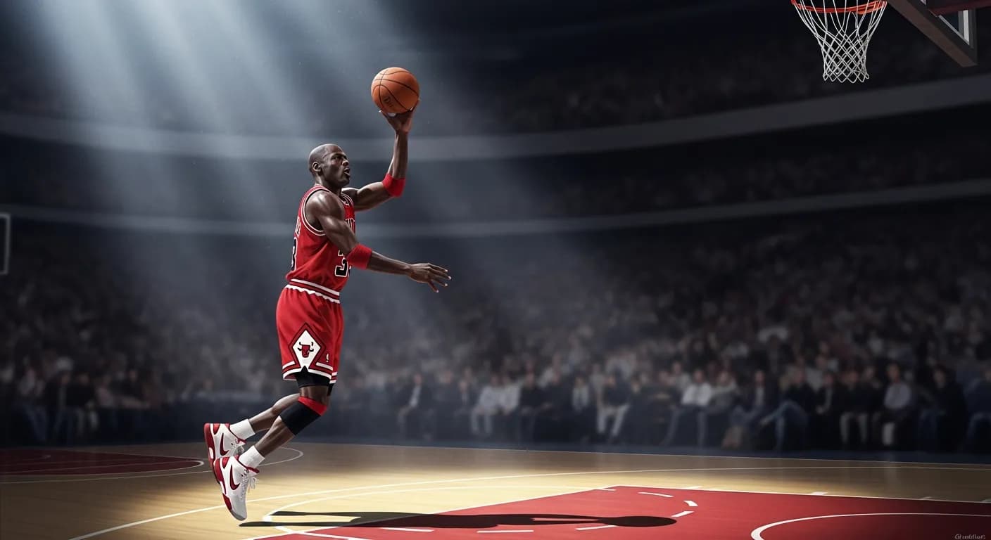 「マイケル・ジョーダン」「私は大事なショットを外した後のことなんて考えたことがない。
もし考えたならいつも悪い結果を思ってしまうからさ。」の画像