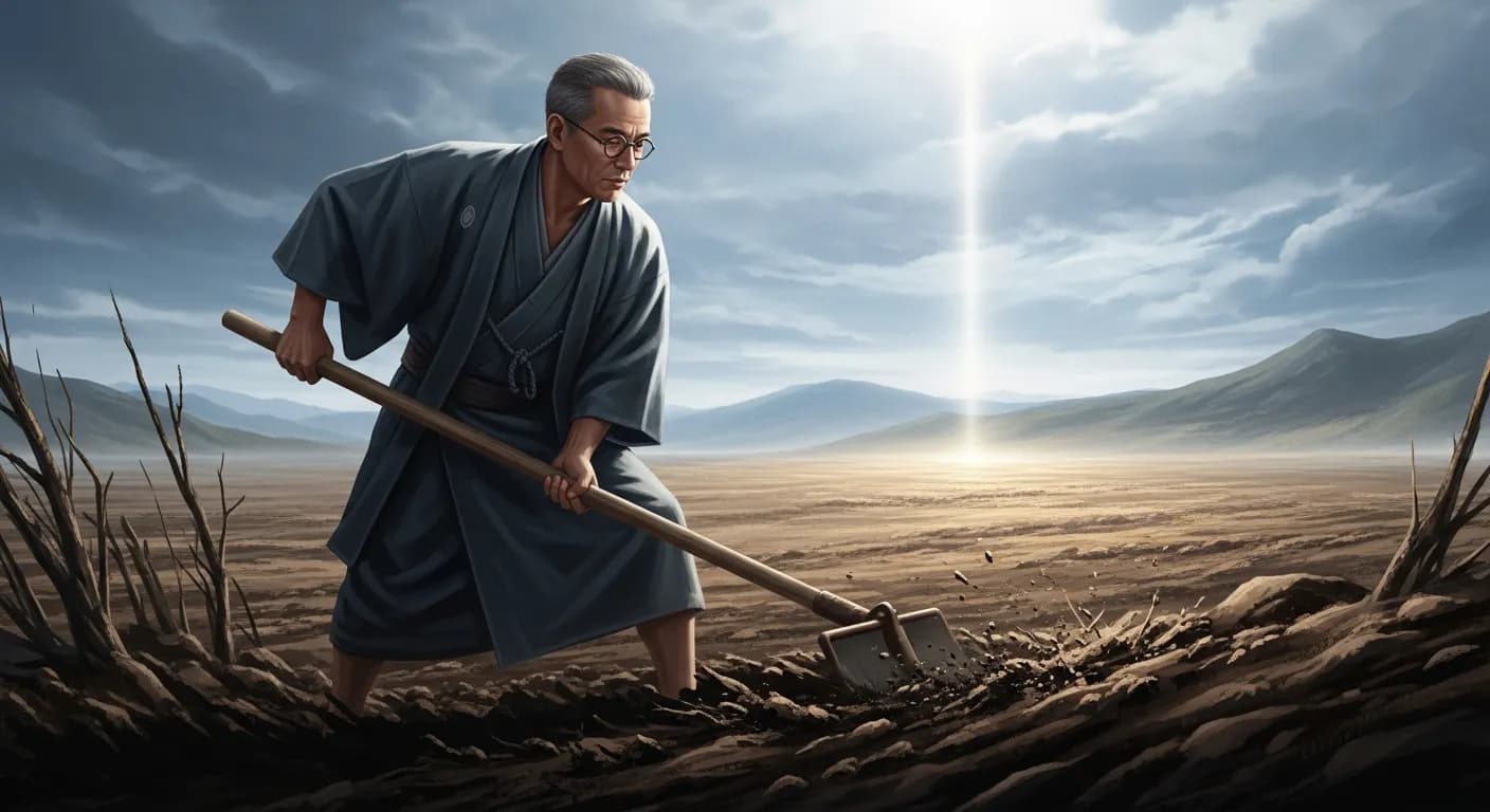 「魯迅」「君たちは生命の力にみちあふれている。
深林に出会えば開いて平地にすることができる。
曠野(こうや)に出会えば樹木を植えることができる。
砂漠に出会えば井戸を掘ることができる。」の画像