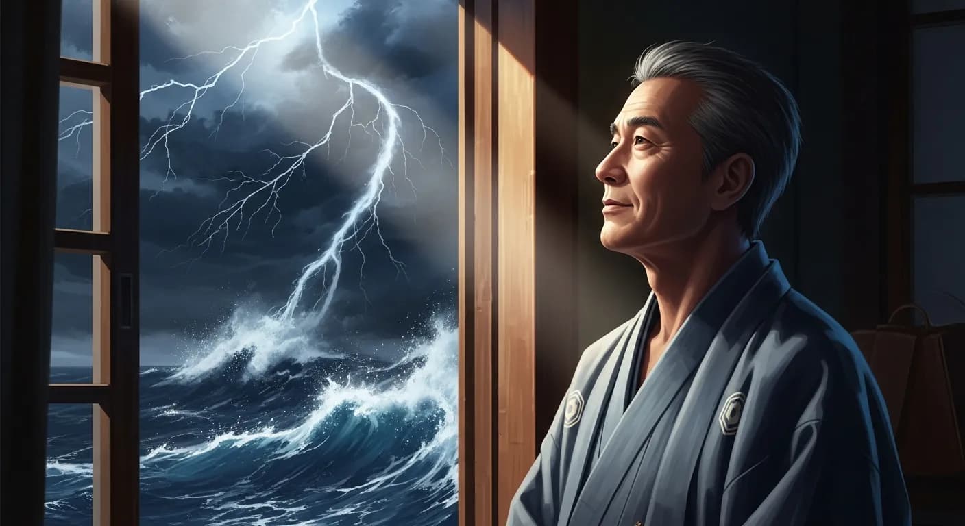 「吉川英治」「たとえ、いかなる逆境、悲運にあおうとも、希望だけは失ってはならぬ。
「朝の来ない夜はない」のだから。」の画像