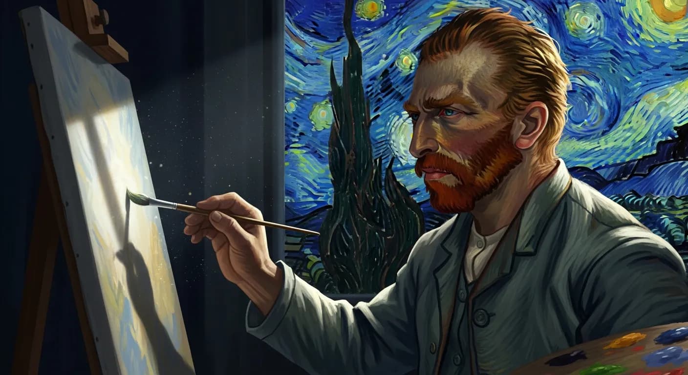 「フィンセント・ファン・ゴッホ」「確信を持つこと、 いや確信を持っているかのように行動せよ。 そうすれば次第に本物の確信が生まれてくる。」の画像