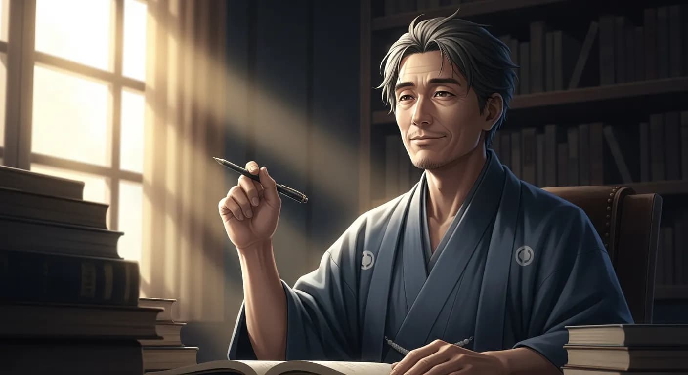 「武者小路実篤」「僕は運命を信じないのです。
ただ実力を磨くことだけを信用しているのですよ。」の画像