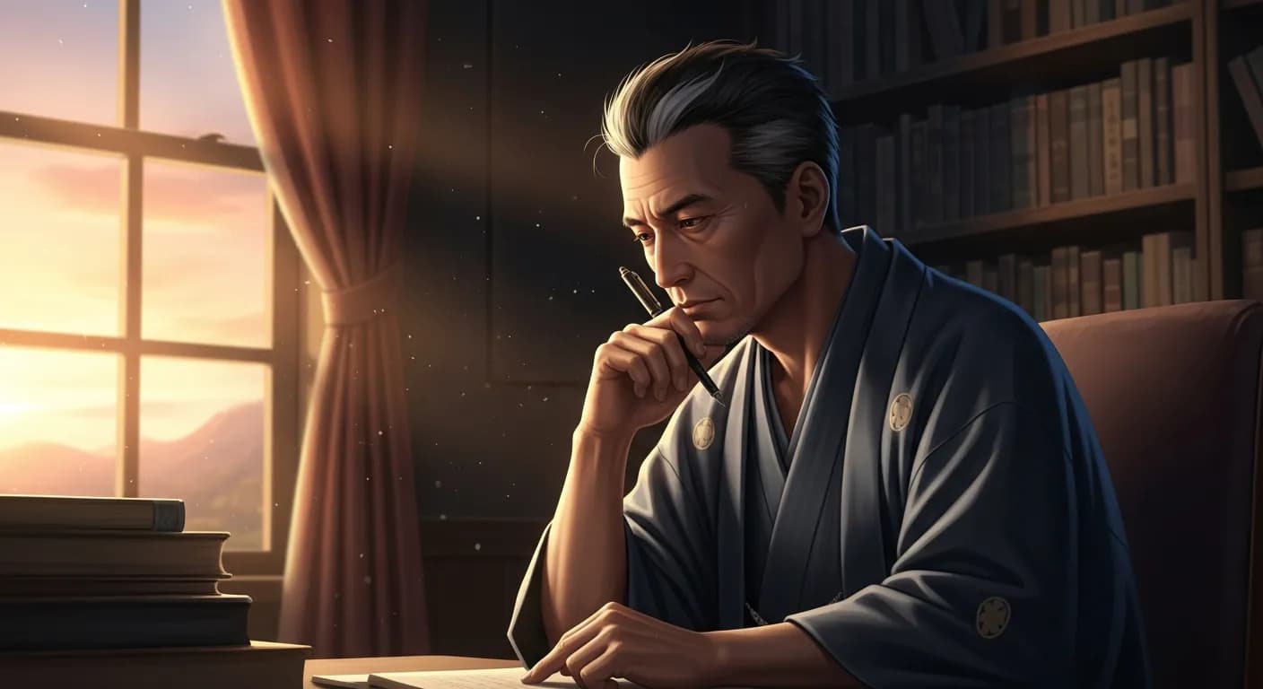 「中村天風」「百歩譲って、いくら磨いても玉にならないとしてもだよ、磨かない玉よりはよくなるぜ。
ここいらが非常に味のあるところじゃないか。」の画像