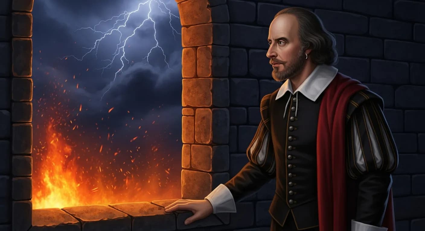 「ウィリアム・シェイクスピア」「とじこめられている火が、いちばん強く燃えるものだ。」の画像