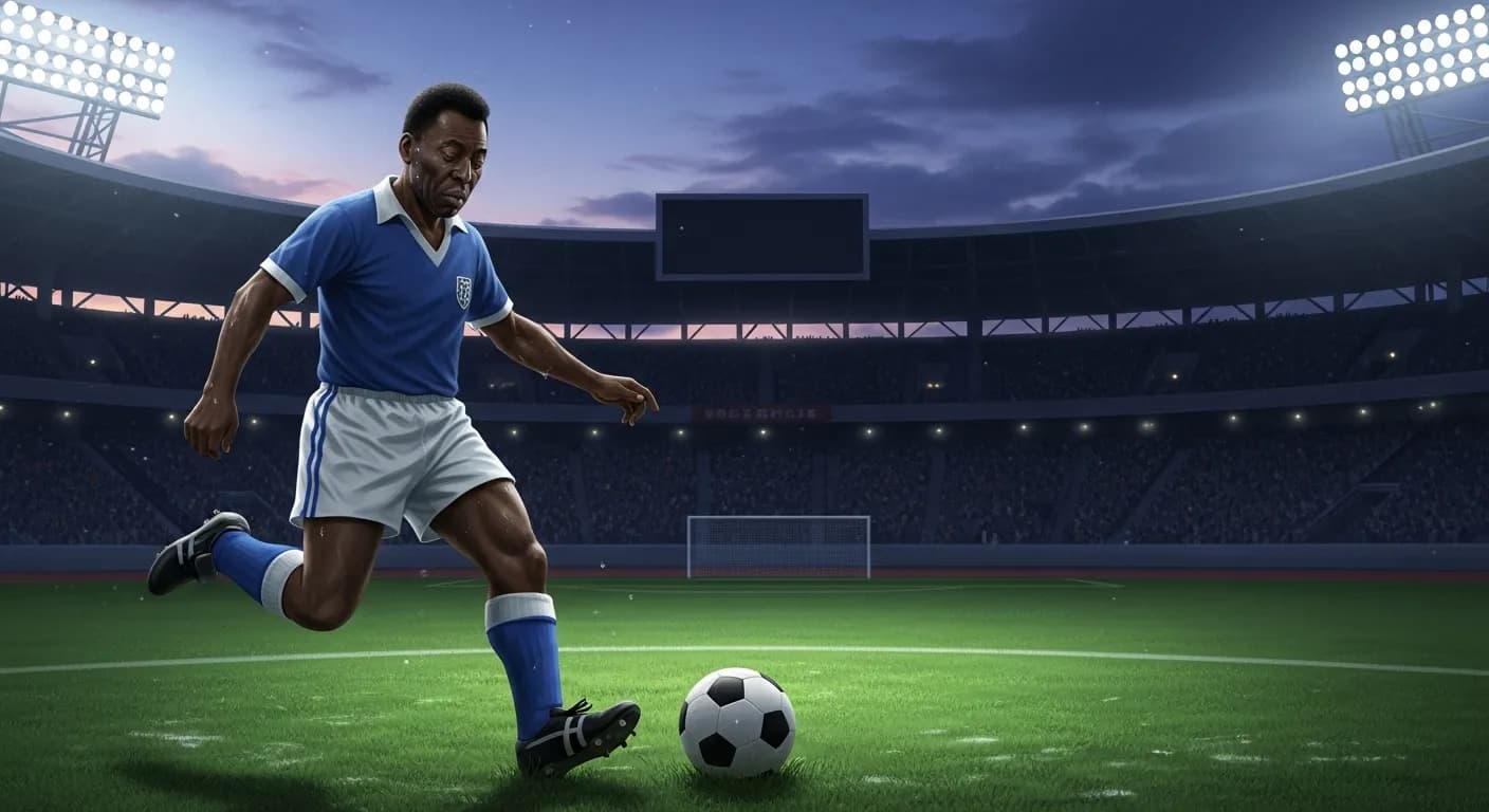 「ペレ」「他人を尊重しなければならい。
そして身体を鍛えるための努力も必要だ。
わたしはかつてとてもハードな練習をしていた。
他の選手が練習後にビーチに行ってしまったときも、わたしはボールを蹴っていたんだ。」の画像