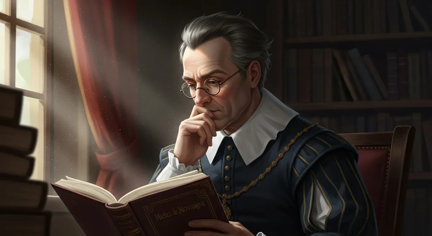 「ミシェル・ド・モンテーニュ」「私は苦労はいとわぬ。
辛抱もする。
だが、それは自分に気の向いたことをするときだけだ。」の画像