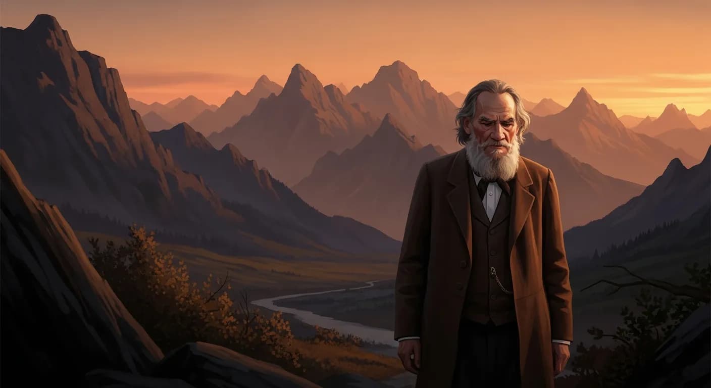 「レフ・トルストイ」「一番難しく、しかも最も大切なことは、人生を愛することです。
苦しい時でさえも愛することです。
人生はすべてだからです。」の画像