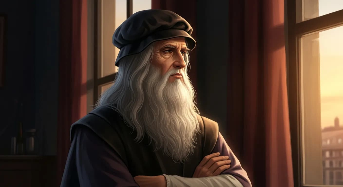 「レオナルド・ダ・ヴィンチ」「時々、機会を見つけて外出しなさい。
そして、リラックスしよう。
外から帰ってくると、あなたの判断はより確かなものになります。
いつも仕事にへばりついていると、あなたは、判断力を失ってしまいます。」の画像