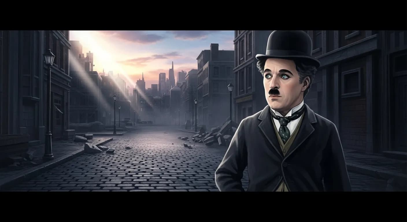 「チャールズ・チャップリン」「人生を恐れてはいけない。
人生に必要なものは、勇気と想像力。
それとほんの少しのお金だ。」の画像