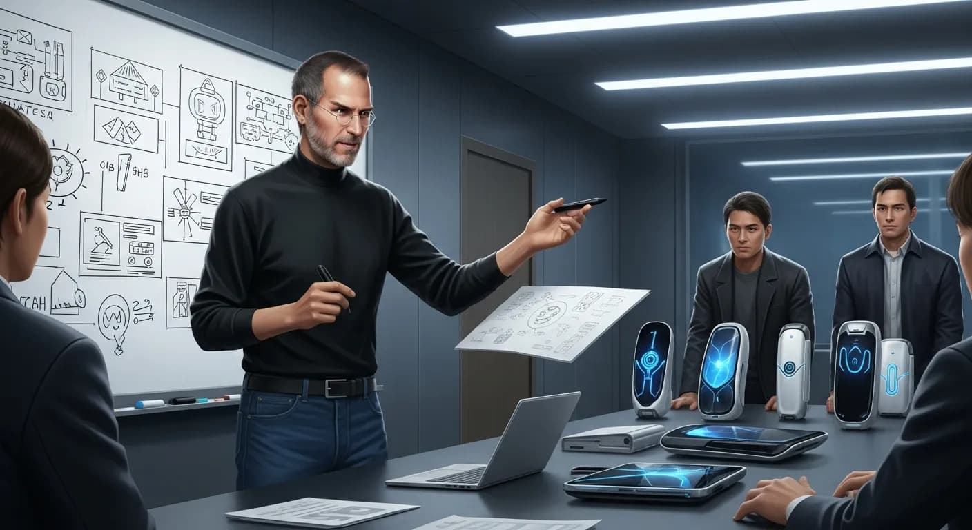 「スティーブ・ジョブズ」「偉大な製品は、情熱的な人々からしか生まれない。」の画像