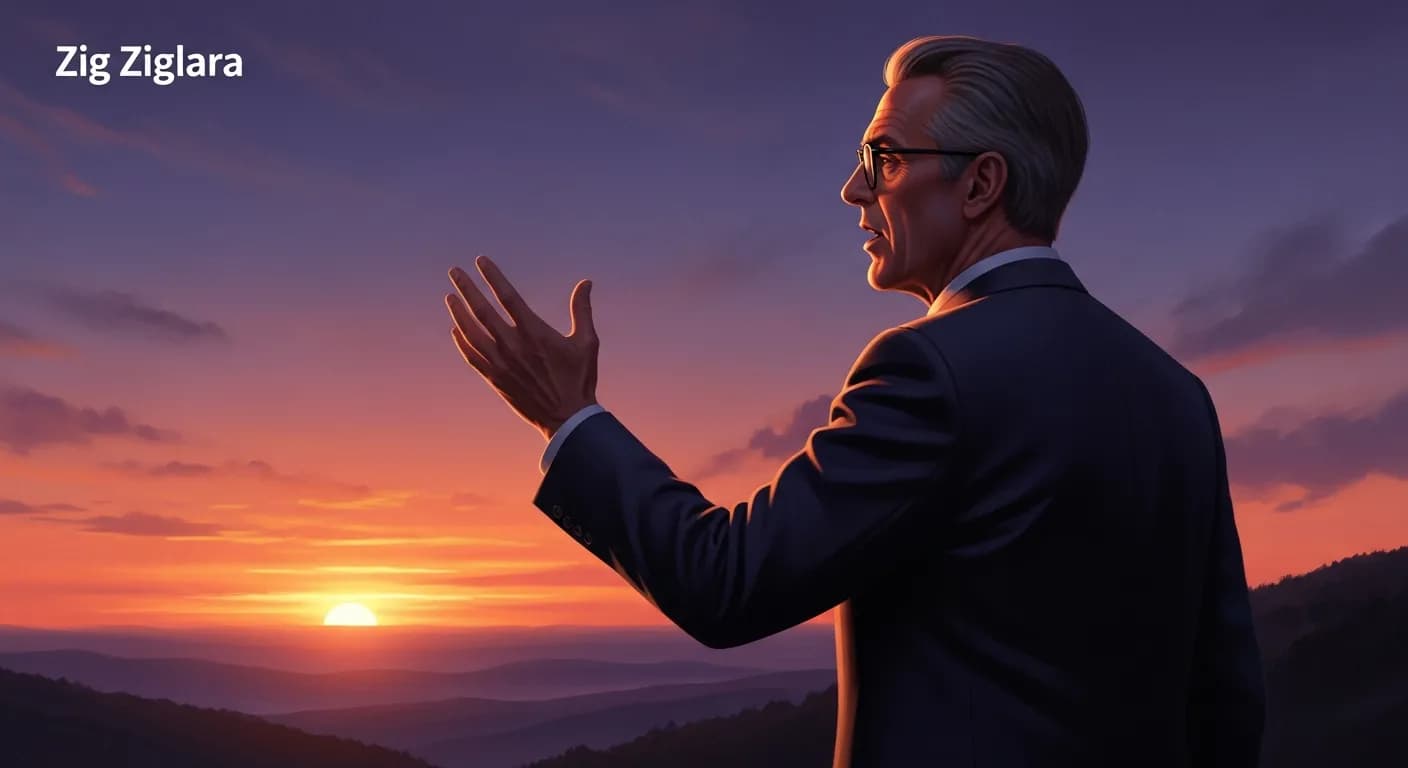 「ジグ・ジグラー」「あなたの才能ではなく、あなたの態度が、あなたの高度を決めるのだ。」の画像