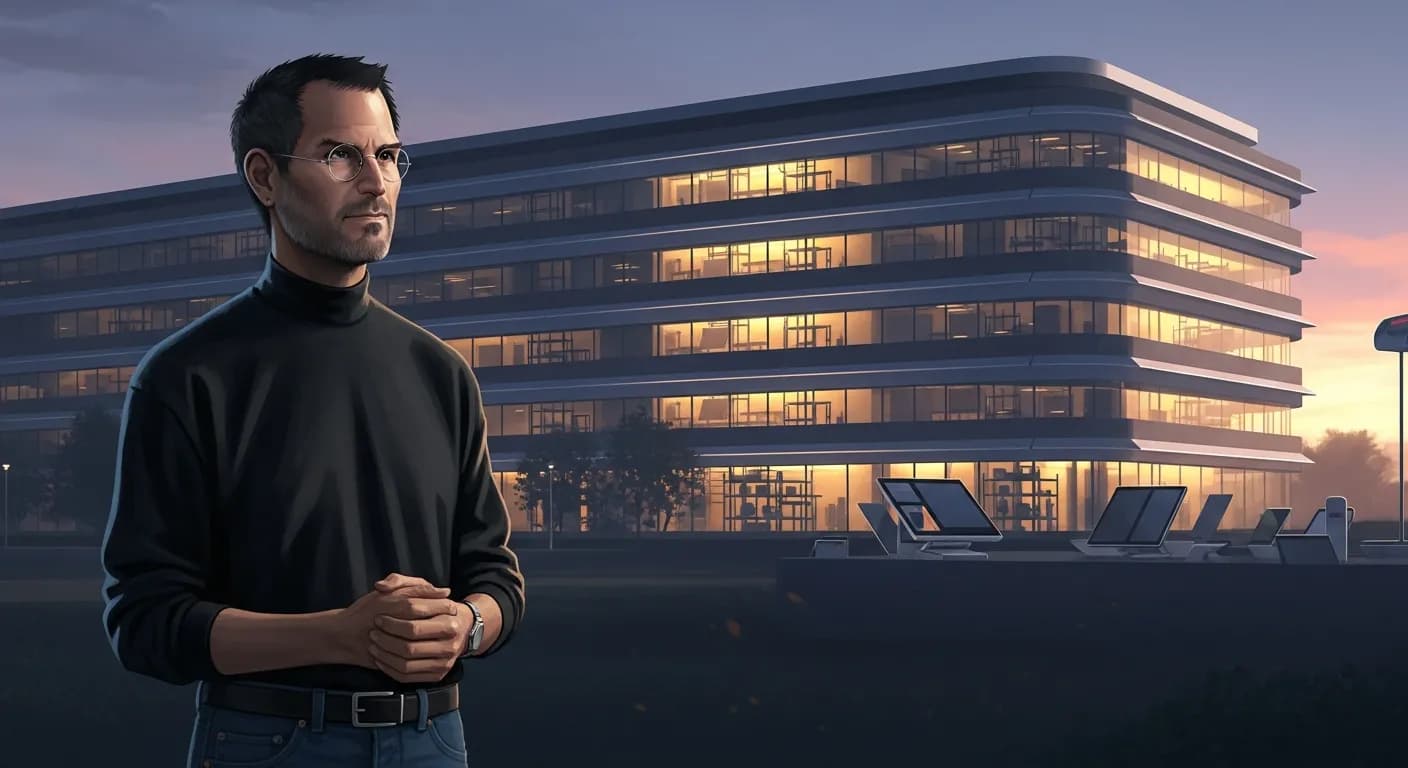 「スティーブ・ジョブズ」「私は才能をバックアップする。」の画像