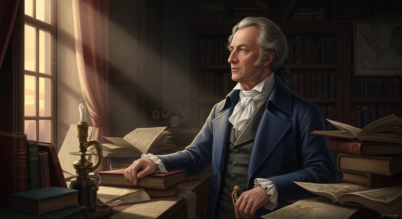 「ヨハン・ヴォルフガング・フォン・ゲーテ」「努力する人間の困難な問題は、先輩の功を認め、しかも彼らの欠点によって妨げられないことである。」の画像