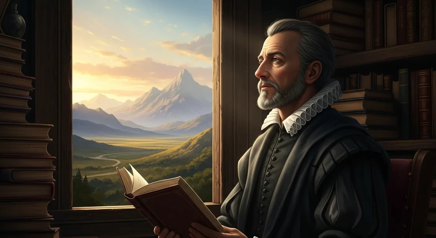 「ミシェル・ド・モンテーニュ」「純朴と純真な真実とは、いかなる時代においても時と場を得る。」の画像