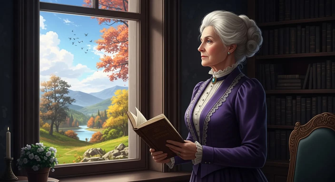 「Marie von Ebner-Eschenbach」「若い時われわれは学び、年をとってわれわれは理解する。」の画像