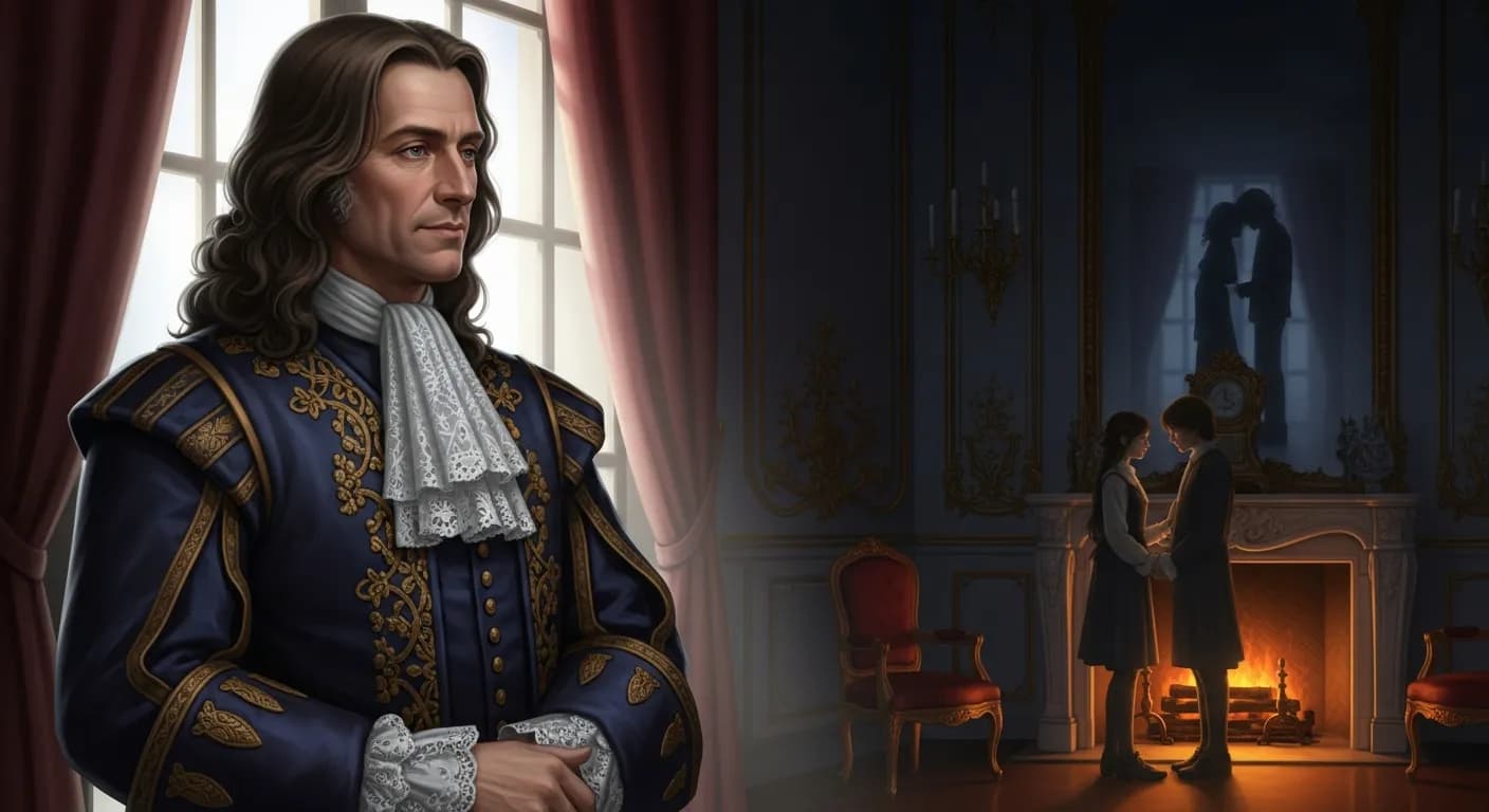 「フランソワ・ド・ラ・ロシュフコー」「恋する男と女が一緒にいて、少しも退屈しないのは、 いつも自分たちの事だけを話題にしているからだ。」の画像