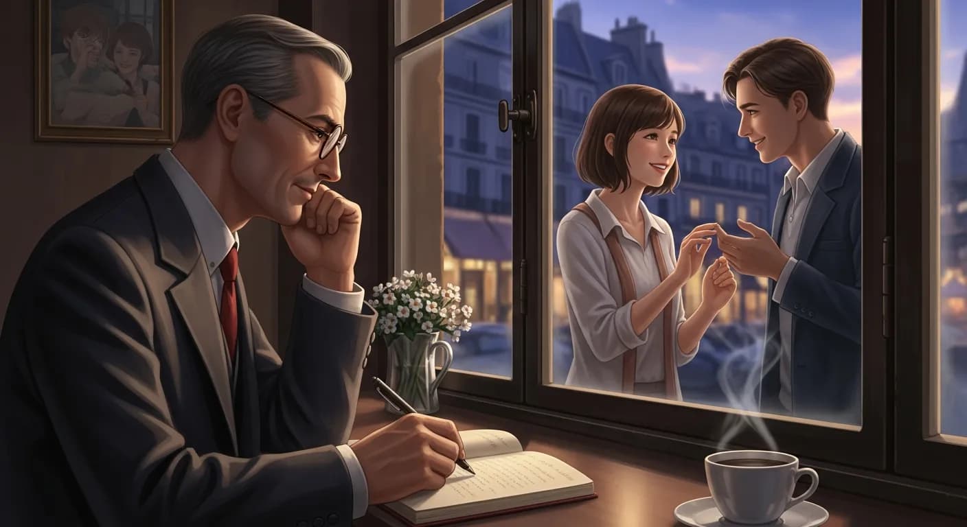 「アンドレ・モーロワ」「一つのまなざし、一度の握手、 いくぶん脈のありそうな返事などによってたちまち元気付くのが 恋をしている男女なのだ。」の画像