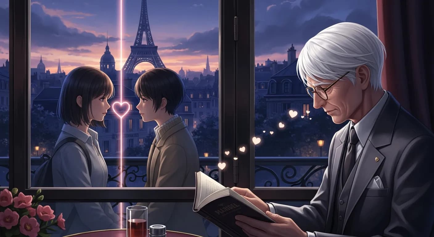 「モーリス・ブデル」「恋というものは心から心に至るもっとも短い道である。直線である。」の画像