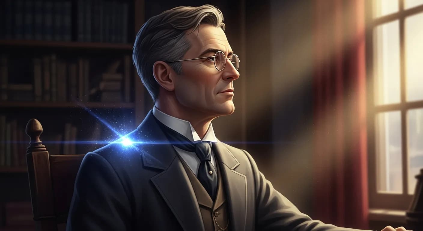 「チャールズ・モーガン」「愛されているという驚きほど、神秘的な驚きはない。 それは人間の肩に置かれた神の指だ。」の画像