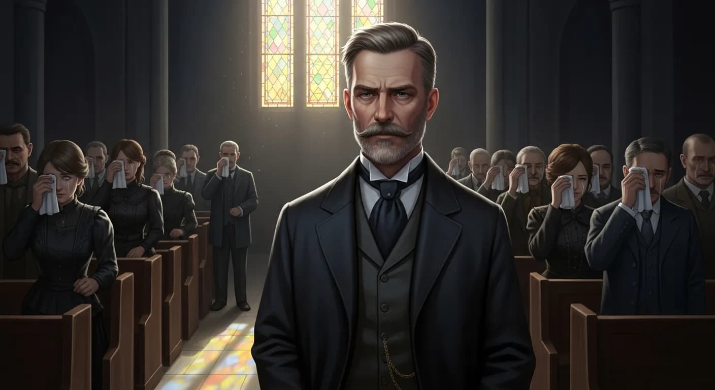 「アンブローズ・ビアス」「ハンカチ――顔に関してさまざまの汚ならしい役割を果たすのに使われる絹またはリネンの小さな四角い布。 特に葬儀の際に泣いていないことを隠すのに役立つ。」の画像